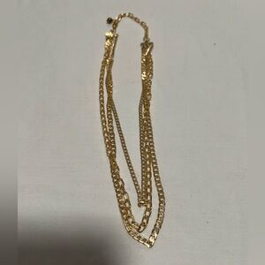 Slate Blakely Layered Necklace in Gold NWOT